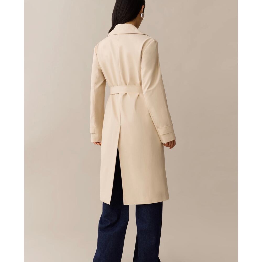 New few moda Caara Gale trench coat $297 sz S - Picture 4 of 7